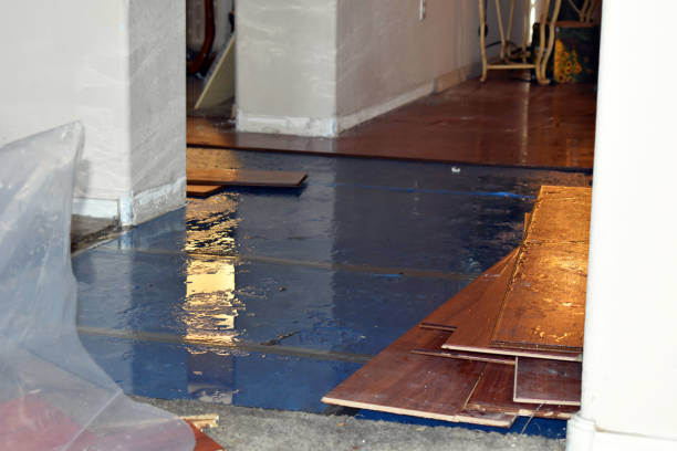 Professional Burst Pipe Cleanup technician working in Newcastle, OK